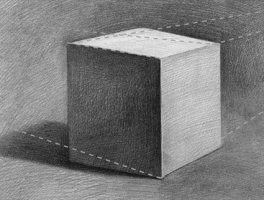 初学素描几何体经常出现的画面问题